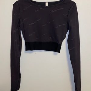 Lululemon Limited Edition 2020 winter crop top